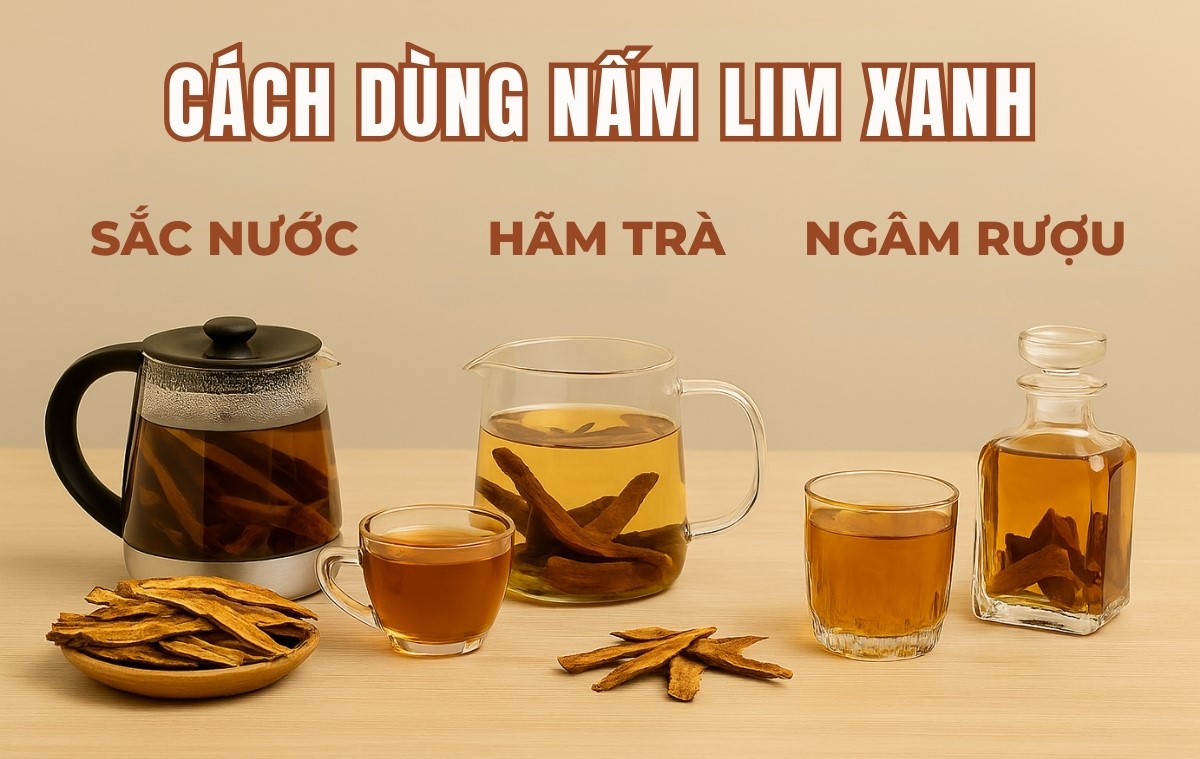 NẤM lim xanh khô